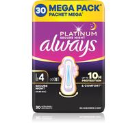 Always Platinum Secure Night Size 4 assorbenti per la notte 30 pz