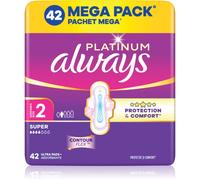 Always Platinum Super Size 2 assorbenti con alette 42 pz