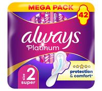 Always Platinum Ultra Super Mega sanitary pads 42 pcs