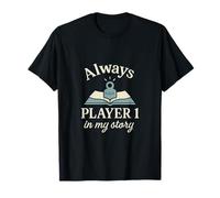 Always Player 1 in My Story Tipografia Pastello Art Maglietta