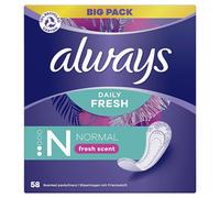 Always Dailies Normal Fresh & Protect 58 pz
