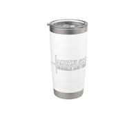 Always Stay Humble And Kind Bicchiere termico in acciaio inox doppia parete