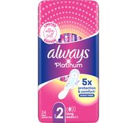 Always Ultra Platinum Senza Profumo Assorbenti Igienici, 24 pz.