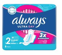 Always Ultra Super Plus Assorbenti, 8 pezzi.