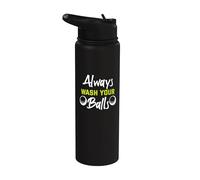 Always wash your balls - Gioco da golf Stainless Steel Insulated Water Bottle