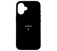 ALWAYS with Jesus Insieme a Gesù sempre croce cristiana Custodia per iPhone 16