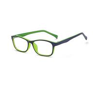 ALWAYSUV Occhiali protettivi UV con luce blu, lenti trasparenti UV400, occhiali da lettura per computer, affaticamento degli occhi/antigraffio/anti-sporco, sonno migliore per ragazzi, ragazze, verde