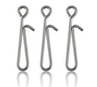 Alwonder Bait Rigs Clip per pesca in mare Connettore per legatura Rapido Facile Cambio Lure Clip Forte Connettore Link Pesca in Mare Accessori per attrezzatura Girevole Taglia 2