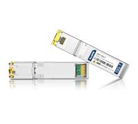 Alwong[1 confezione Ricetrasmettitore da 10GbE SFP+ a RJ45 10GBase-T,modulo Ethernet in rame per Cisco SFP-10G-T-S,Ubiquiti UniFi UF-RJ45-10G,US-48-500W,TP-Link,Netgear,fino a 30 m,plug-and-play