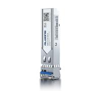 Alwong Ricetrasmettitore SFP 1000BASE-LX, modulo in fibra monomodale da 1,25G SFP a LC, fino a 20 km, per Cisco GLC-LH-SMD, Ubiquiti UniFi UF-SM-1G, Mikrotik, Meraki, Netgear AGM732F, D-Link e altri