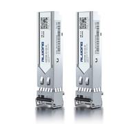 Alwong Ricetrasmettitore SFP 1000BASE-SX, modulo in fibra multimodale da 1,25 G SFP a LC per Cisco GLC-SX-MMD/SFP-GE-S, Ubiquiti UniFi UF-MM-1G, Mikrotik, Meraki, Netgear AGM731F, D-Link e altri