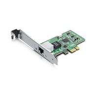 Alwong Scheda di interfaccia di rete Gigabit Ethernet da 10/100/1000 Mbps, singola porta RJ45 in rame, con chip Intel 82574L, confronta con Intel EXPI9301CT/EXPI9301CTBLK NIC, PCIE X1, supporta