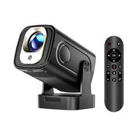 Alwtniet Proiettore 4K, 1080P Proiettore Portatile Android WiFi 6 BT 5.4, 260ANSI, Messa Fuoco Automatica Correzione Trapezoidale, Rotazione 180°, Mini Projector Compatibile con HDMI/USB HY310