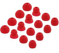 ALXCD Cuscinetti auricolari di ricambio per cuffie Powerbeats Pro, 8 paia S/M/L/D, 4 misure, in morbido silicone, adatti per Powerbeats Pro (rosso)