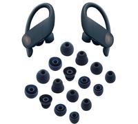 ALXCD Cuscinetti auricolari di ricambio per cuffie Powerbeats Pro, 8 paia S/M/L/D, 4 misure, in morbido silicone, adatti per Powerbeats Pro (blu navy)