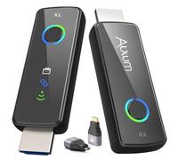 Alxum Trasmettitore e Ricevitore HDMI Wireless - Streaming Senza Fili 1080P@60Hz da PC/Computer Portatile a TV/Proiettore, Trasmissione di 50m, Plug & Play per Gaming e Riunioni di Business