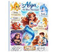 ALYA THE BLUE MERMAID Coloring Book