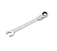 ALYCO 191910 - Llave combinada flexible con carraca reversible 72 dientes Cr-V satinado mate 10 mm