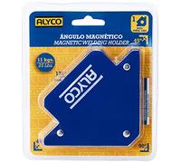 Alyco 197990 197990-Angulo Magnetico 12 kg, Nero, 85 mm