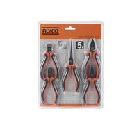 Alyco Orange 170529 - Set di cinque mini pinze di precisione per gioielli, elettronica, computer o droni