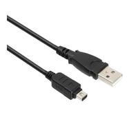 AlyKets 12Pin Cavo Dati USB, Trasferimento Dati USB e Cavo di Ricarica CB-USB5 USB6 USB8 per Olympus Tough TG-830 TG-630 TG-860 TG-870 & Serie C C-170 C-180 C-480 C-500, Serie Pen-E, Serie Travel