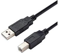 AlyKets Cavo Stampante USB 2.0, 6FT Cavo da USB-A a USB-B ad Alta Velocità Compatibile con Stampanti/Scanner Epson, HP, Canon, Brother, Lexmark, Dell, Xerox, Samsung Pianoforte, Midi, DAC Ecc