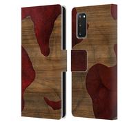 ALYN SPILLER LEGNO & RESINA CUSTODIA COVER A PORTAFOGLIO PER SAMSUNG TELEFONI 1
