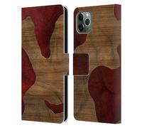 ALYN SPILLER LEGNO & RESINA CUSTODIA COVER PORTAFOGLIO IN PELLE PER APPLE iPHONE
