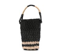 Alysi, ,Bags ,Donna ,Nero ,ONE SIZE Raffia Mini Bag