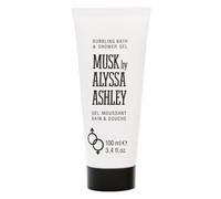 Alyssa Ashley - Bagnoschiuma al Muschio con Erogatore Dosatore, Docciaschiuma Musk, Gel Doccia Delicato per Detergere la Pelle Senza Inaridirla - 100 ml