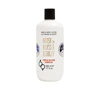 Alyssa Ashley - Crema Corpo e Mani al Muschio, Lozione Musk, Tripla Azione Idratante, Emolliente e Tonificante, Ideale per Secchezza della Pelle - 500 ml