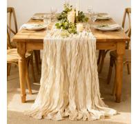Alyvisun 1Pack Runner Tavolo Beige, 90x300cm