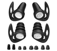 Alyvisun 2 Paia Antirumore Tappi Orecchie Dormire con Custodie Portaoggetti, Ultra Morbido Noise Cancelling Earplugs for Sleeping in Silicone e Schiuma in Diverse Dimensioni, Max 25dB