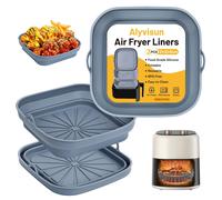 Alyvisun 2025 New Teglia Per Friggitrice ad Aria(3 Pezzi), 8inch Riutilizzabile