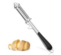 Alyvisun 3 in 1 Pelapatate/Julienne/Apribottiglia, Pelapatate Professionale in Lega di Zinco con Manico Aantiscivolo, Universale Pelapatate da Cucina per Frutta e Verdura