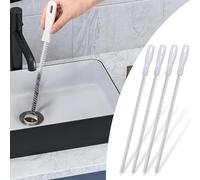 Alyvisun 4 Pezzi Spazzola per Pulizia Tubature, Spazzola per Lavello e Scarico 45cm, Spazzola per Condotte Spazzola di Pulizia per Lavello Tubature Dell’acqua