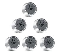 Alyvisun 6 Pezzi Porta Strofinacci Cucina, Appendi Strofinacci, Porta-Asciugamani Rotondi per Cucina, Bagno e Casa, Appendi Asciugamani Cucina, Porta-Asciugamani Senza Foratura