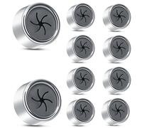 Alyvisun Appendi Asciugamani Bagno Adesivo, Forte Appendi Strofinacci Cucina in ABS, Impermeabile Ganci per Asciugamani Bagno, Porta Asciugamani Senza Foratura (10 Pack)