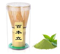 Alyvisun Frusta Matcha con 76 Punte, Chasen Artigianale, Fruste Tradizionali per un'Esperienza di Matcha Liscia e Schiumosa, Perfetta per la Cerimonia del Tè