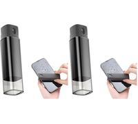 Alyvisun Portatile Spray Detergente per Schermi, 3 in 1 Set di Pulizia per Schermo con Panno in Microfibra e Flacone Spray per Telefoni, iPad, Schermo Televisivo, [Liquido non Incluso]