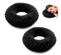 Alyxen Cuscino per Piercing, Cuscino per Orecchie con Foro per L'orecchio, Sollievo Dal Dolore All'orecchio, a Ciambella per Chi Dorme sul Fianco, Ideale per Dormire Lato o con Cuffie