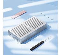 ALYYDBG Alloggiamento SSD M.2 NVMe in alluminio da 40 Gbps, disco rigido esterno USB-C da 8 TB per M1 M2 Pro/Max, supporto 2280 B&M+M-Key PCIe, compatibile THU nderbolt 3/4 USB 4/3.2/3.1/3.0/2.0