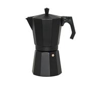 Alza Cafetera Expréss Aluminio Color Negro 9 Tazas
