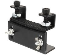 Alza Grancassa in Metallo Nero, Supporto Regolabile per Batteria | Struttura Robusta, Installazione e Rimozione Semplici, Compatibile la Maggior Parte delle Grancasse