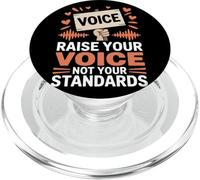 Alza la tua voce non i tuoi standard Uguaglianza femminile PopSockets PopGrip per MagSafe