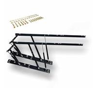 Alza Rete Letto Matrimonial, Meccanismo di Sollevamento Per Letto Pieghevole, Cerniera di Montaggio Del Telaio di Sollevamento Delletto Contenitore, con Viti, Forte E Durevole(Applicable to 1.8m bed)