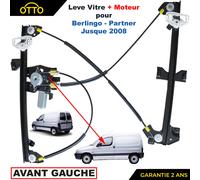Alza Vetro + Motore Anteriore Sinistro Per Berlingo Partner Rif 9221.A4