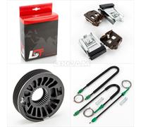 Alzacristalli Anteriore Destro Kit Riparazione con Metallo Supporto Per VW Golf