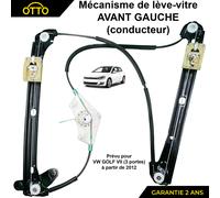 Alzacristalli Anteriore Elettrico senza Motore Per Golf 7 Da 2012 - 3 Porta