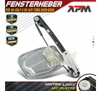 Alzacristalli Con Piastra Posteriore Sinistra per VW Golf V 1K 1K1 03-09 4/